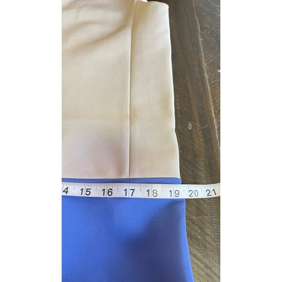 Victoria Beckham $1768 Colorblock Front Pocket Sleeveless Grey Blue Sz 8 - Picture 8 of 9